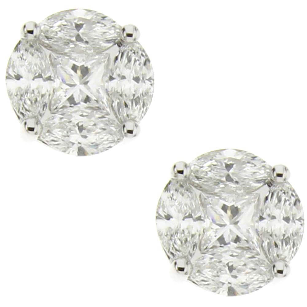 18ct white gold round diamond stud earrings e34744gw18dd002