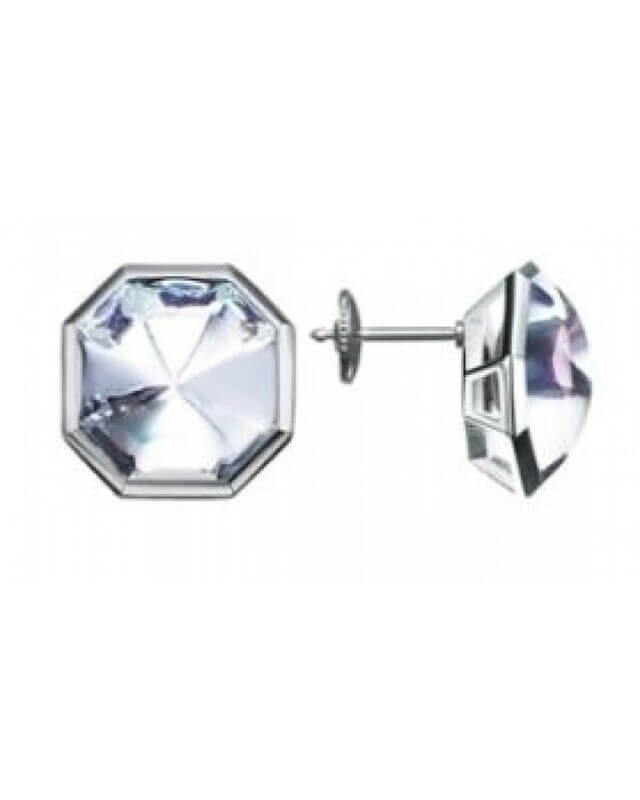 baccarat lillustre clear crystal mirror stud earrings 19403032