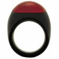baccarat tango iridescent ruby coloured ring 2104241