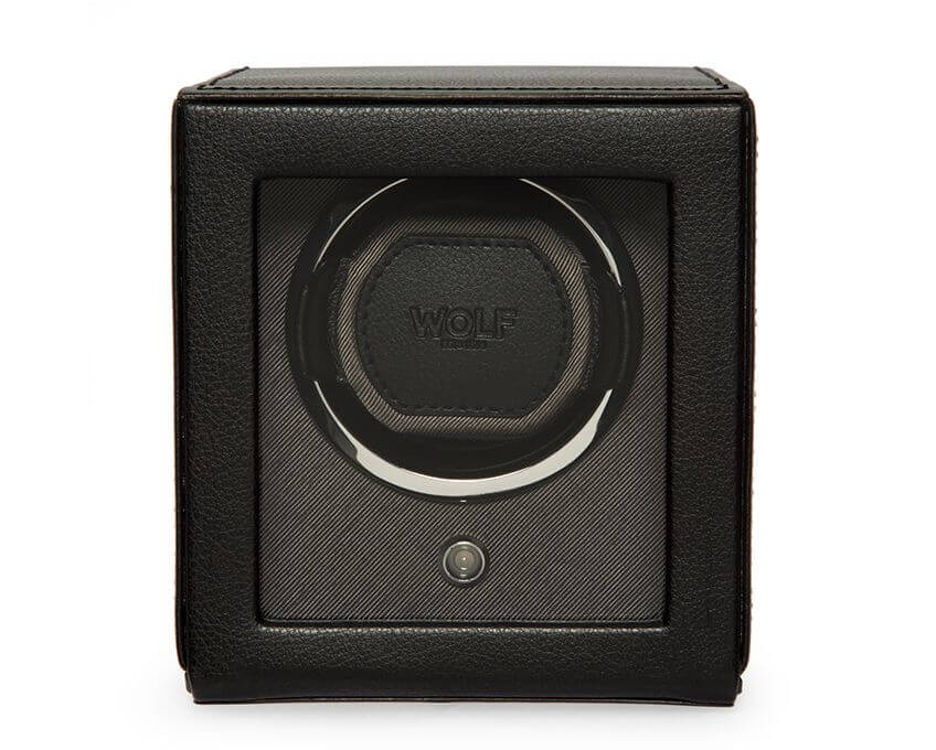 cub watch winder with cover black 00026412