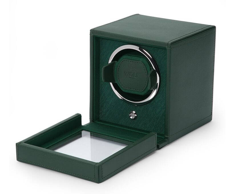 cub watch winder with cover green 461141S9HX