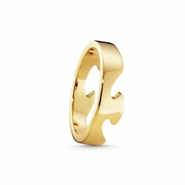 georg jensen 18ct yellow gold end fusion ring 3541680