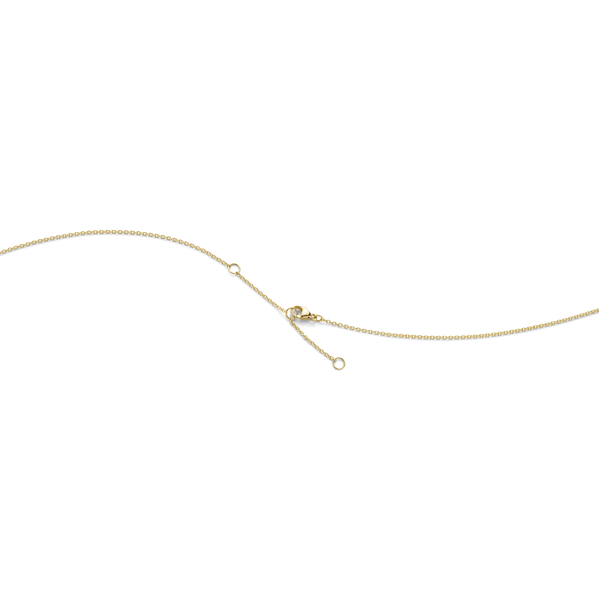 georg jensen 18ct yellow gold mercy pendant with pave diamonds