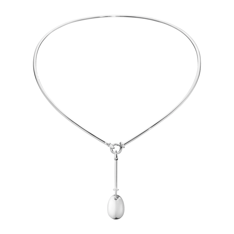 georg jensen dew drop pendant and neck ring 3536398