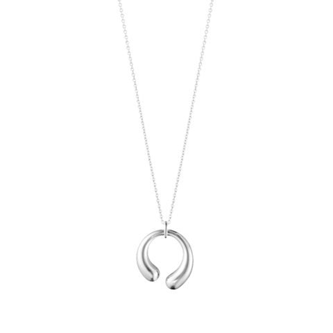 georg jensen mercy silver pendant and chain 10015156