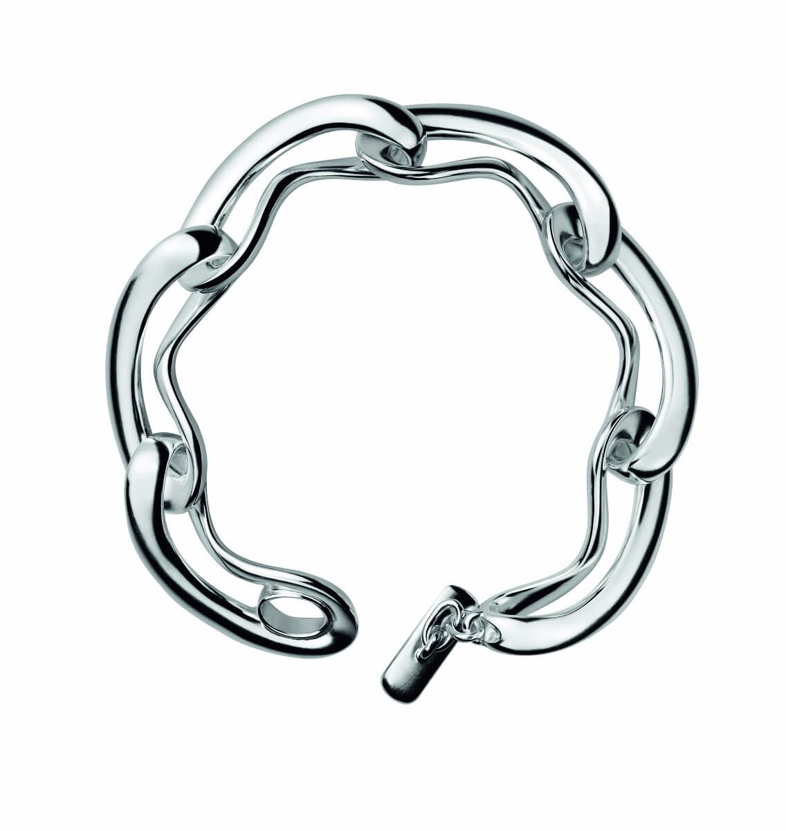 georg jensen silver infinity link bracelet 3530829