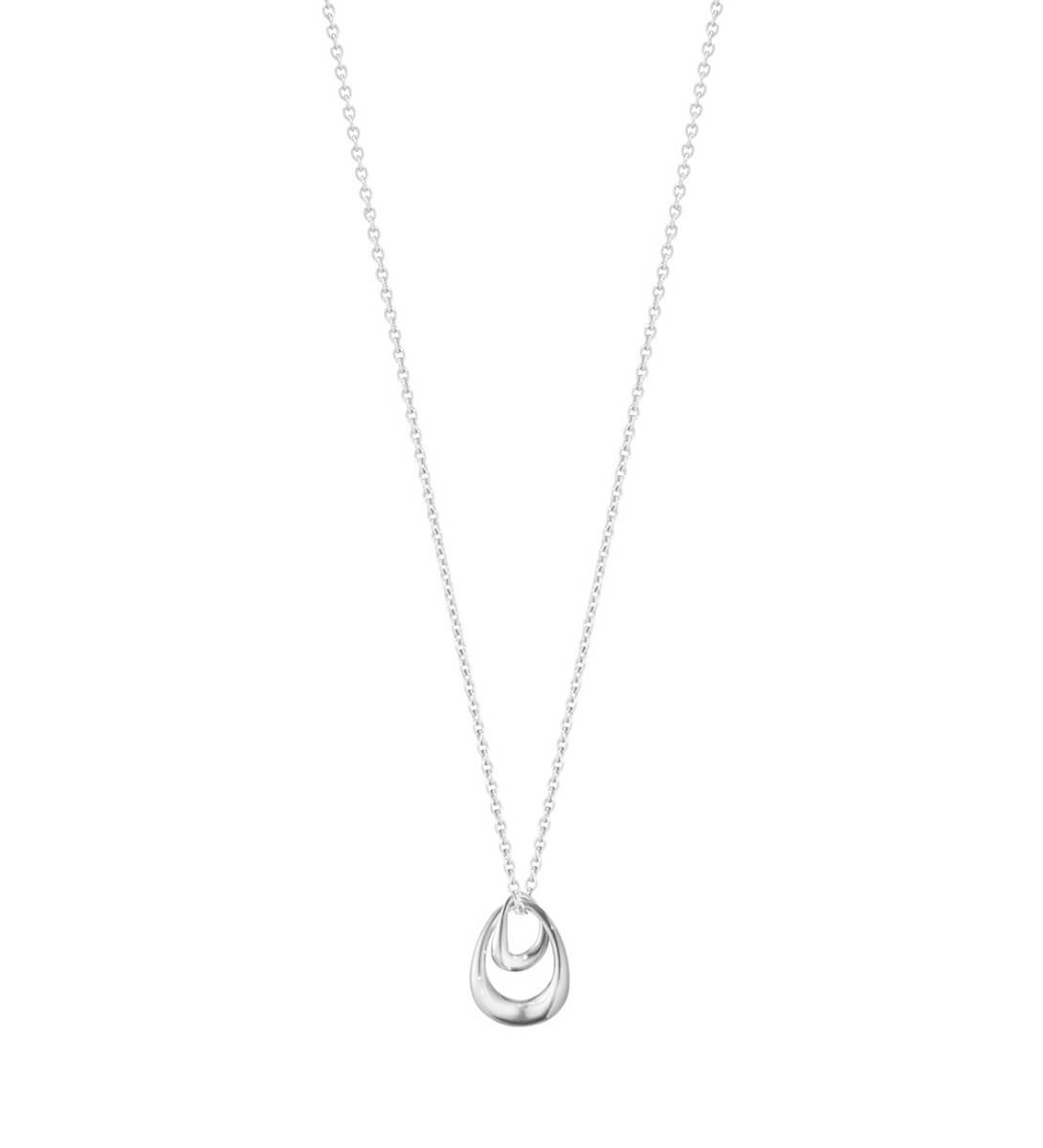 georg jensen silver offspring pendant and chain small 10012310