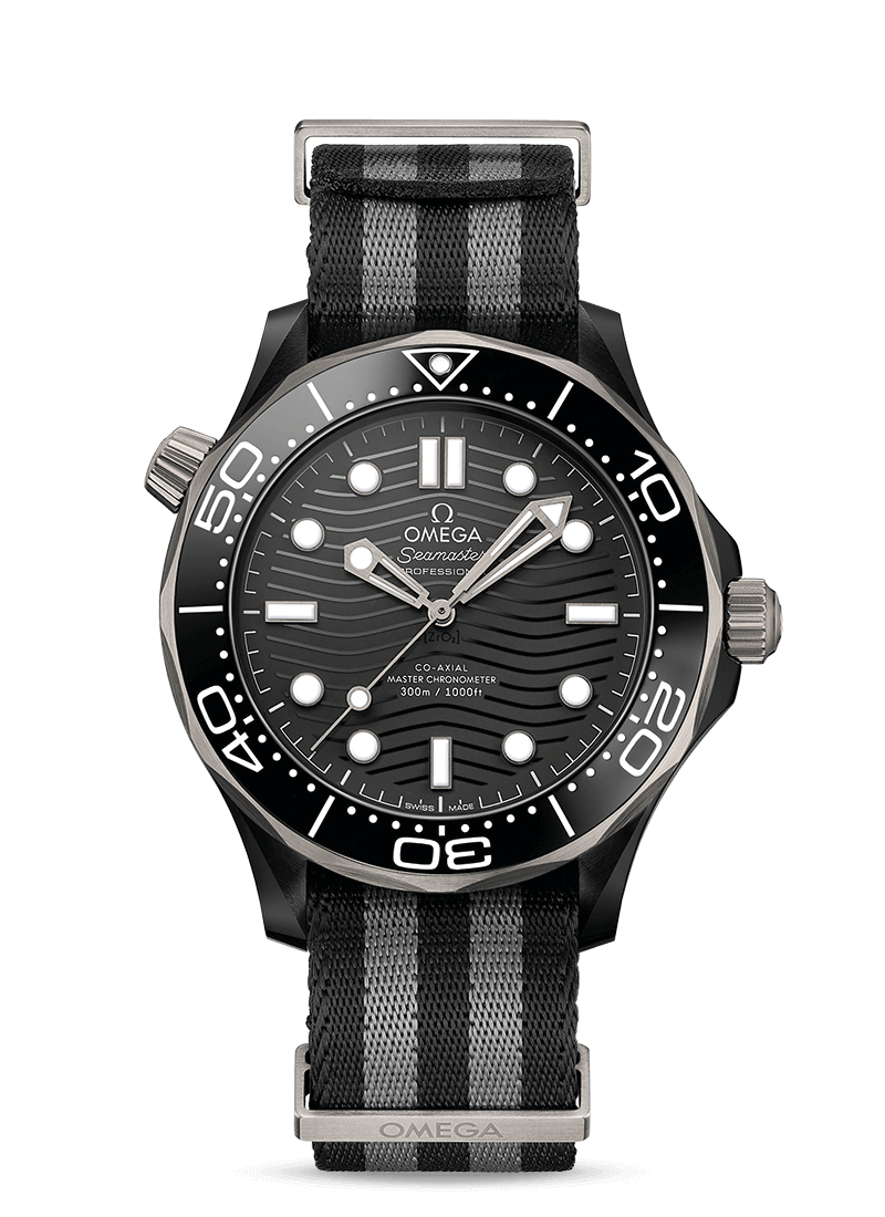 omega seamaster master co axial chronometer black ceramic 300 divers 435mm 21092442001002