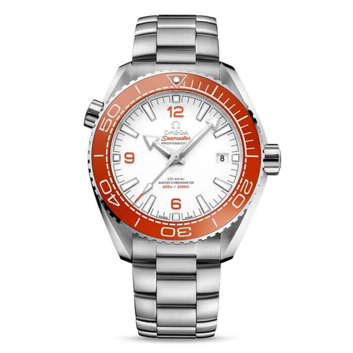 omega seamaster plant ocean 600m on bracelet with white dial 21530442104001