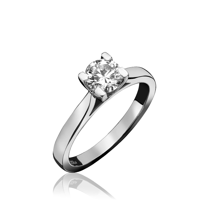 platinum diamond solitaire ring 026ct 18263h7