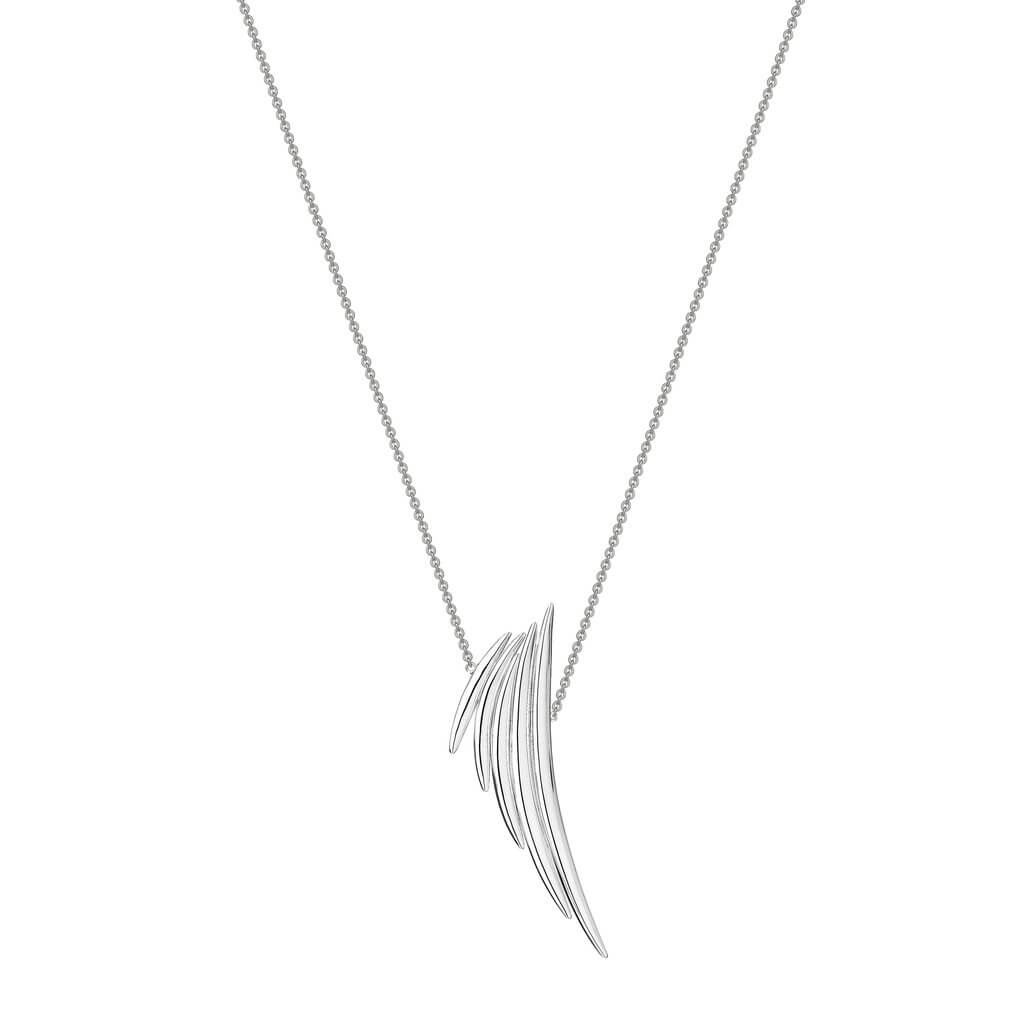 shaun lean sterling silver quill pendant and chain qu044ssnanos