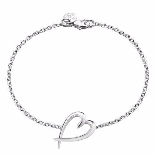 shaun leane sterling silver hooked heart bracelet sa020ssnabos