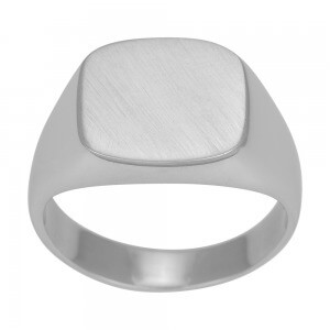 son of noa rhodium plated silver polished signet ring 125 104 9