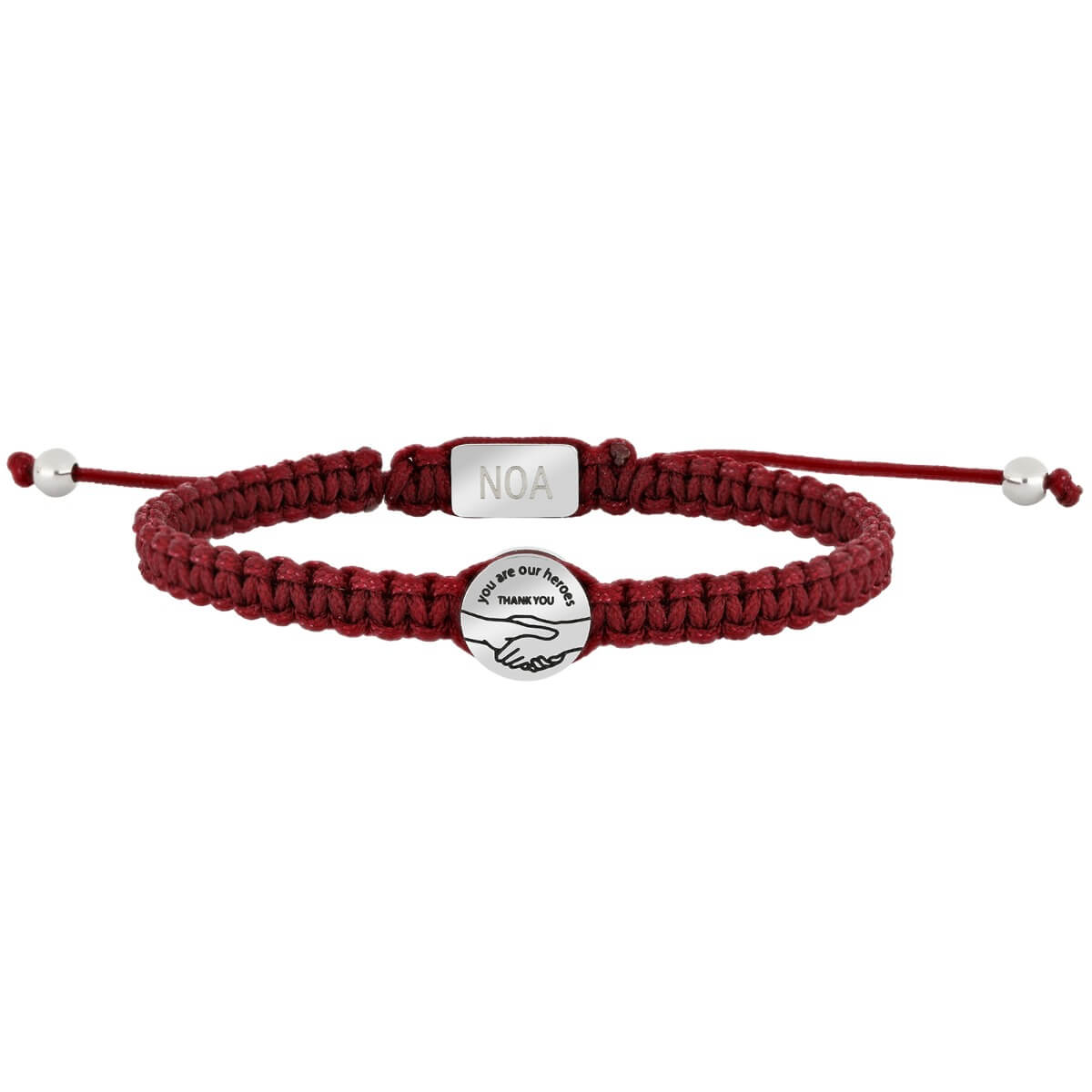 sonofnoa you are our heroes red bracelet 15 21cm 892 013