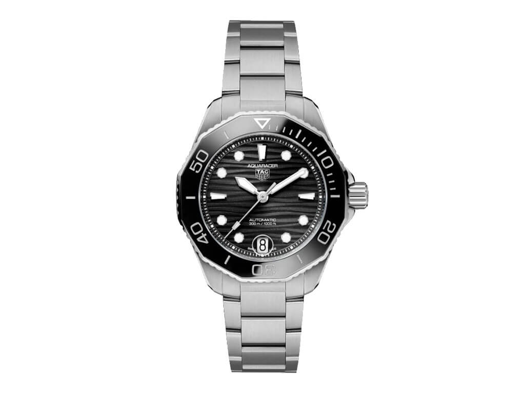 tag heuer stainless steel aquaracer watch on bracelet 36mm wbp231dba062