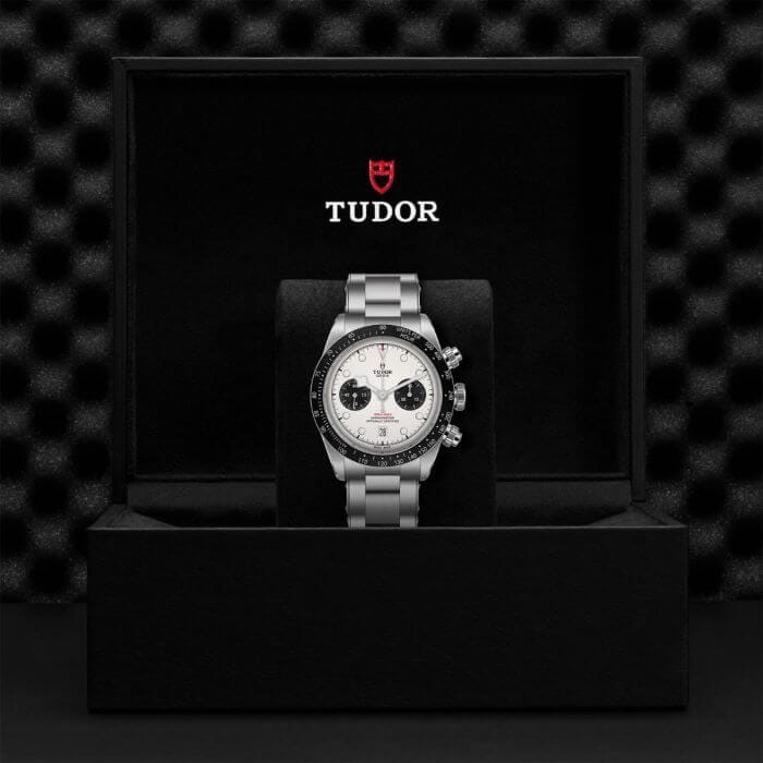 TUDOR Black Bay Chrono With Opaline Dial & Black Counters On 