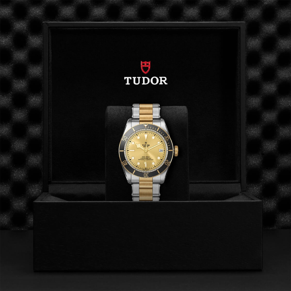 tudor black bay steel and yellow with champagne dial m79733n 0004ZGho