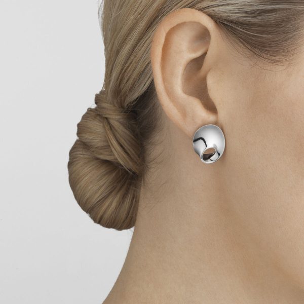 OnModel 3539024 mobius earrings earclips sterling silver 1