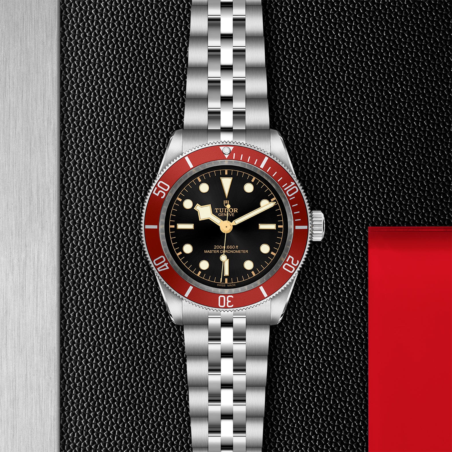 TUDOR Black Bay 41MM Steel with Burgundy Bezel - Walker Luxury
