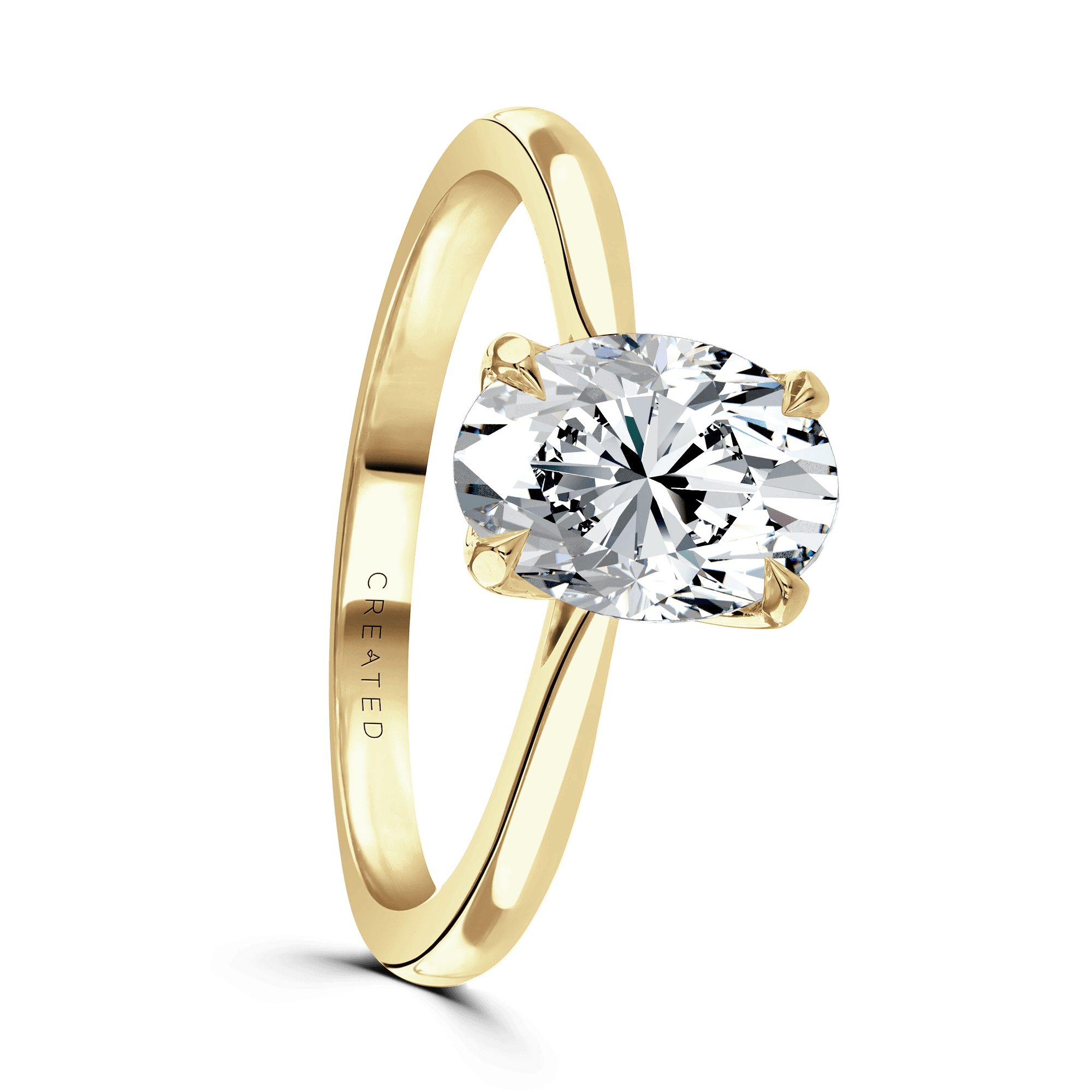 Oval Cut Laboratory Created Diamond Solitaire Engagement Ring Walker oval-cut-laboratory-created-diamond-solitaire-engagement-ring-walker